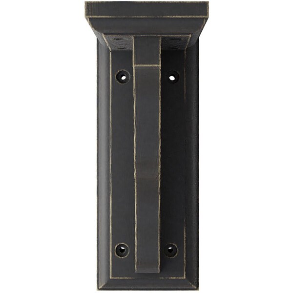 3W X 5D X 7H Hamilton Traditional Wood Vintage Decor Bracket, Black